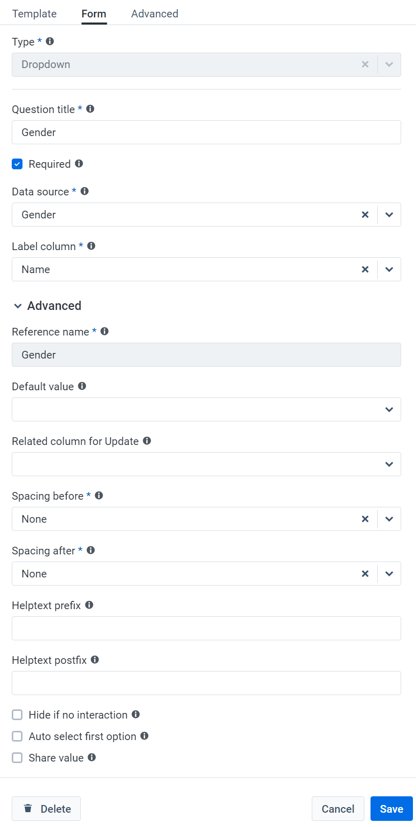 How to insert different values by selecting one option from a dropdown ...