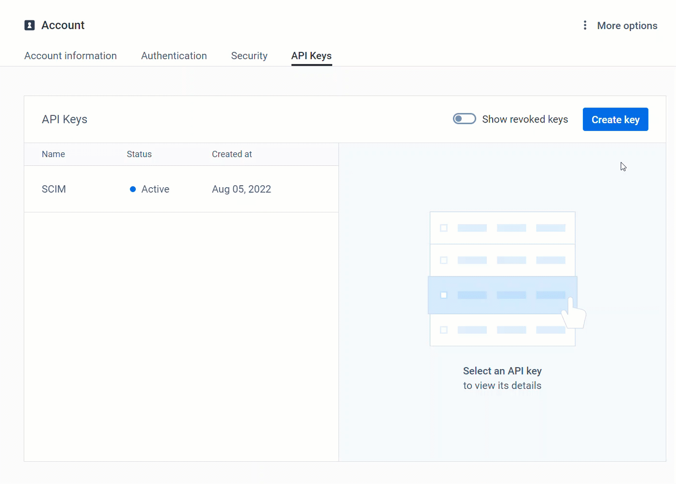 API Keys – Templafy Help center