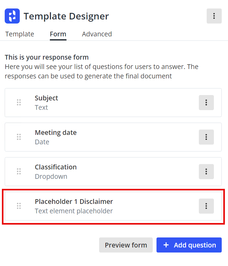 What is a text element placeholder and slide placeholder in the ...