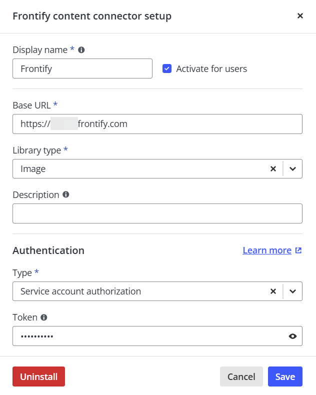 How to enable Frontify Content Connector – Templafy Help center