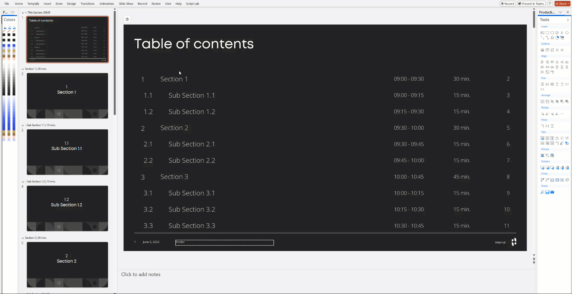Agenda Adjust vertical spacing between sections.gif