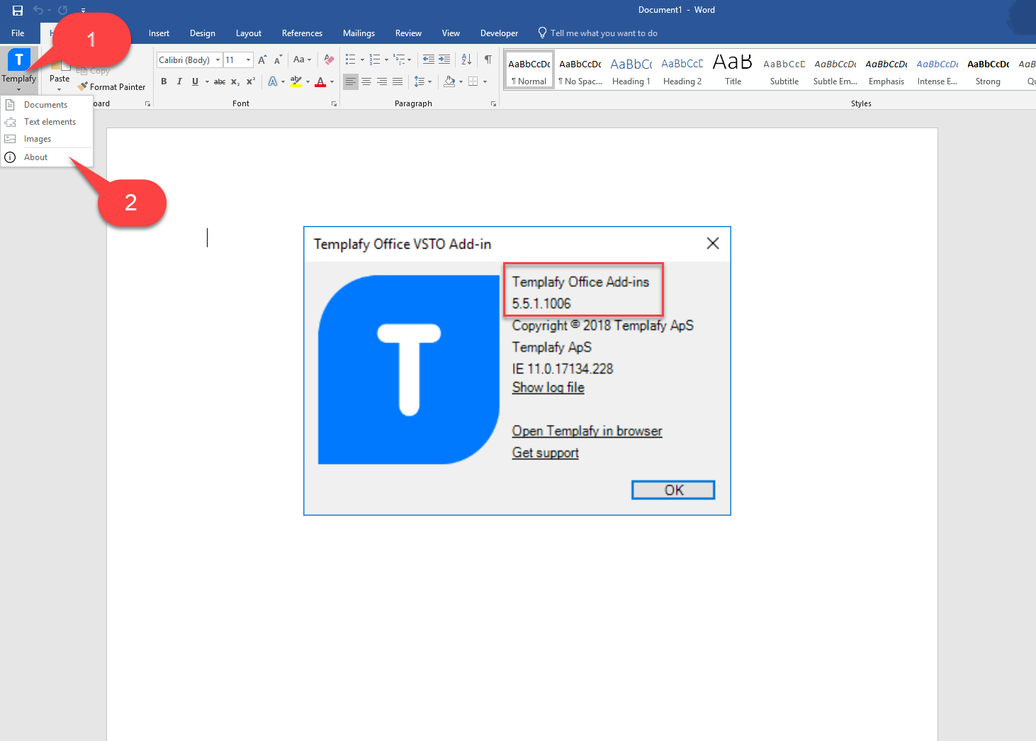 Find out what add-ins are running microsoft word mac version