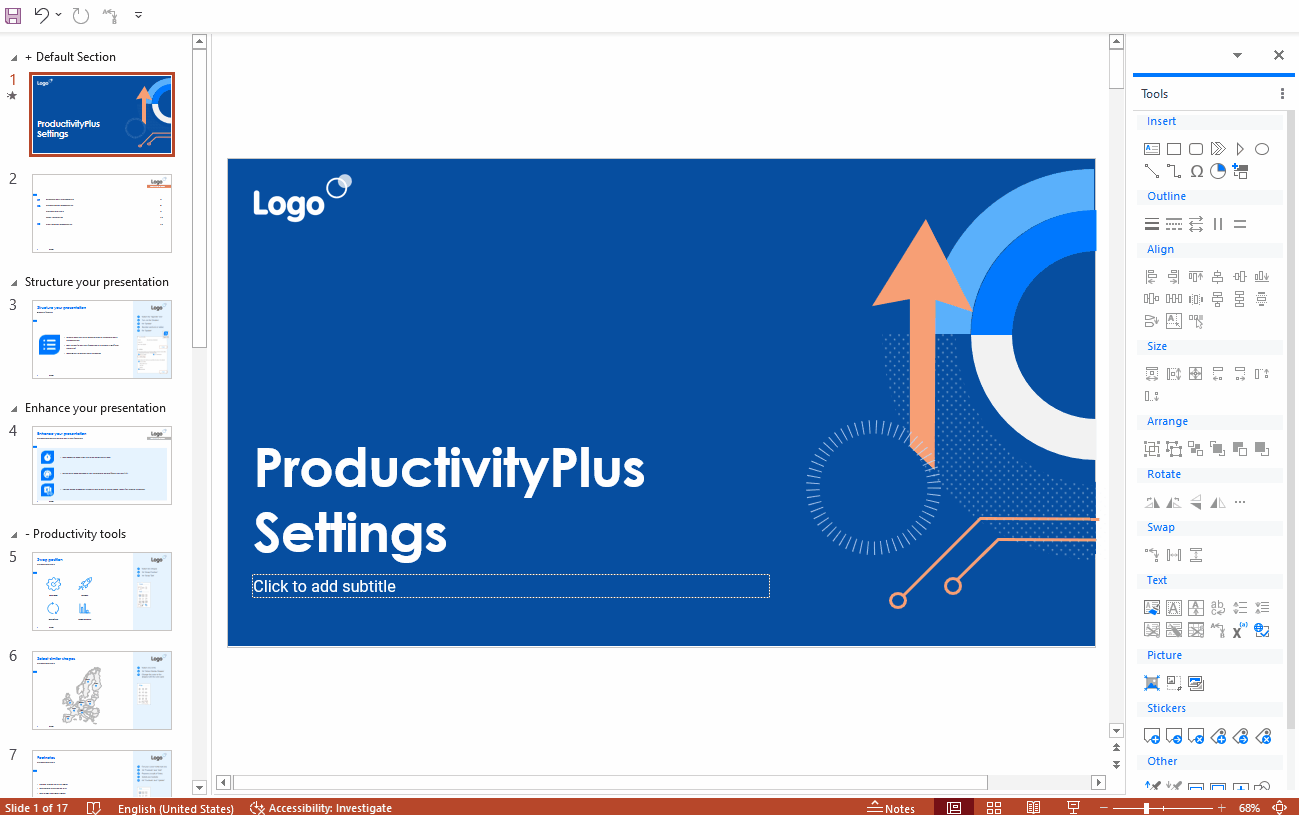 ProductivityPlus settings Templafy Help center