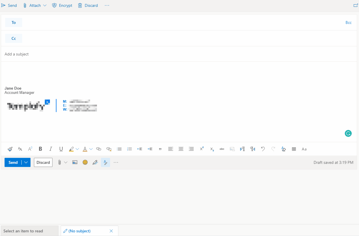 insert gif in outlook email signature