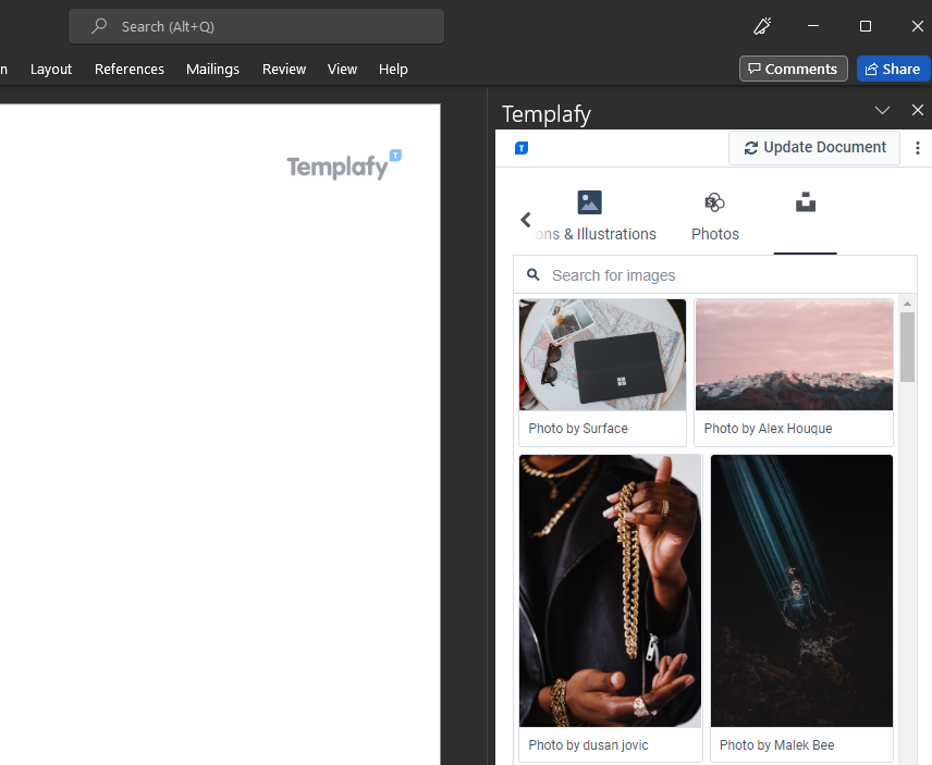 Templafy Screenshot