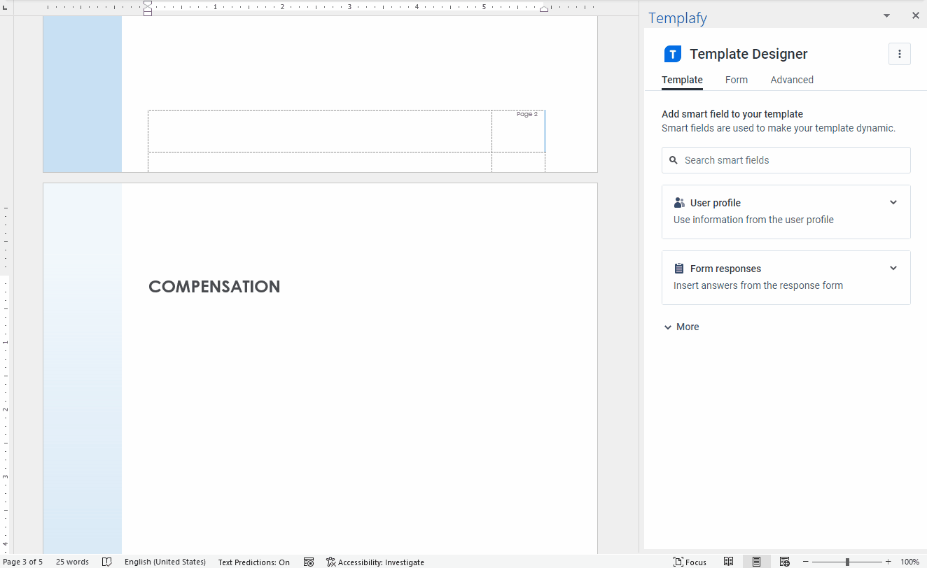 How to dynamically insert text elements from the Library in a document ...